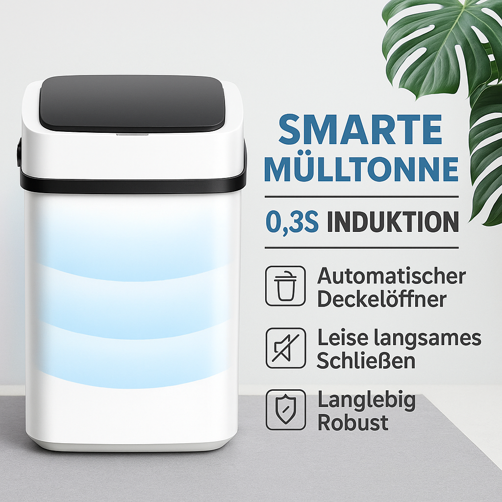 EHS-Home Mülleimer 13L Automatischer Sensor für die Küche